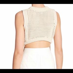 Tibi Open Back Sweater